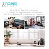 Tone Fitness Black Weighted Vest, 12 Lbs
