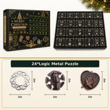 Advent Calendar 2026 Brain Teaser, Teens Adults 24 Days Christmas Countdown