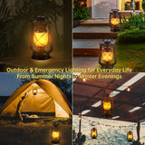 Marlrin Solar Lanterns Outdoor Waterproof 2 Pack LED Flickering Light