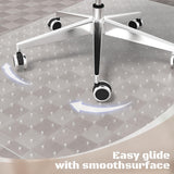 Office Chair Mat for Carpet, 32x48 Clear Heavy Duty Computer Chair Mat, Under Desk Protector Carpeted Floors Mat, Easy Chair Movement,Ship Flat
