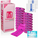 TravelJohn TravelJane Disposable Urinal for All Genders, Adults, and Children(18 Pack), Pink