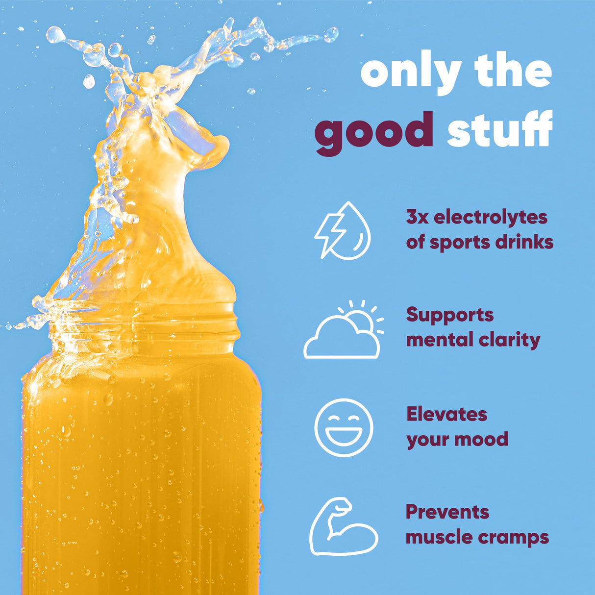 IQMIX Hydration Electrolyte Powder – 4-in-1 Formula for Hydration, Mental Clarity, Mood and Recovery – Sugar-Free Drink Mix, Keto, Magnesium L-Threonate, Lion’s Mane – 40 Count Passion Fruit