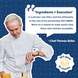 IQMIX x Chef Thomas Keller - Hydration Electrolyte Powder – 4-in-1 Formula for Hydration, Mental Clarity, Mood and Recovery – Sugar-Free, Keto, Magnesium L-Threonate, Lion’s Mane – 20 Count Yuzu Mango