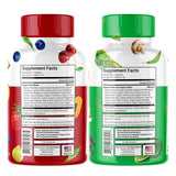 Juce Original Formula - Organic Super Fruit & Veggies Supplement - Gluten/Gelatin Free, Soy Free & Vegan- Reds & Greens Superfood Capsules- 23 Fruits & 23 Vegetables (180 Count)- By Terra Kai Organics