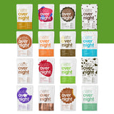 Oats Overnight Ultimate Variety Pack - High Protein, 5g Fiber Breakfast Protein Shake, Gluten Free Oatmeal, Non GMO Oatmeal - Green Apple Cinnamon, Coconut Cream Pie & More (16 Pack + Shaker Bottle)