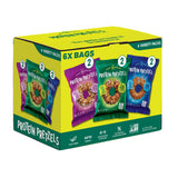 Crisp Power Protein Pretzels, Variety Pack With Sea Salt, Sesame, & Everything, Vegan Keto Snack, Plant Based Protein, Low Carb Crunchy Pretzel Snacks, Sugar Free, No Seed Oils, 1.75 Oz Bags, 6 Pack