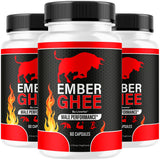 (3 Pack) Ember Ghee Pills for Men - Official Ember Ghee Supplement Suppport Capsules Premium All Natural, EmberGhee Maximum Strenght Multivitamin Pills Advanced Formula, 180 Capsules for 3 Months