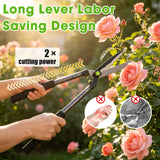 Hedge Shears,30" Hedge Clippers with Sharp Blades Lightweight Garden Scissors for Trimming Bushes Shrubs Manual Plant Shears Gardening Tools with Comfortable Handle for Gardening Landscape Care