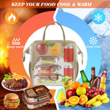 BAGNN Initial Lunch Bag Women, Cooler Insulated Lunch Box for Girls, Large Adult Leakproof Lunch Box for Picnic Work, Personalized Tote Bag, Birthday Gifts/Christmas Day Gifts, Letter M.