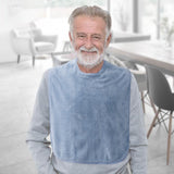RAXIFU 4 Pack Adult Bibs for Men and Women, Adult Bibs for Elderly,Towel bibs for Special Needs Adults