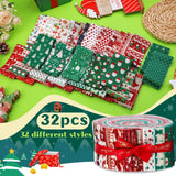 Jelly Roll Quilting Fabric, Scraps Squares Strips, Snowman Pattern Roll Cotton Fabric for Christmas DIY Crafts & Home Decor