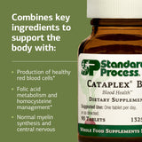 Standard Process Cataplex B12 - Vitamin B12 Supplement for Blood Health Support & Nervous System Function - B12 Vitamin Supplement for Well-Being - Gluten-Free, Non-Dairy & Non-Soy - 90 Tablets