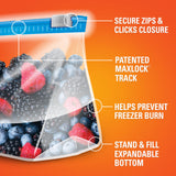 Hefty Slider Freezer Storage Bags, Gallon Size, 25 Count (Pack of 9), 225 Total