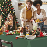 12 Pack Sage Green and Brown Plastic Tablecloth for Rectangle Tables, Safari Baby Shower Disposable Table Cover, Mallard Duck Camo Table Cloth for Jungle Forest Christmas Picnic Woodland Party Decor