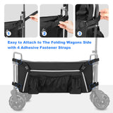 Collapsible Wagon Side Pocket, Folding Wagon Cart Storage Bag