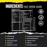 Animal Pak - Convenient Multivitamin for Men & Women Daily All-in-One Vitamin & Supplement Pack - Zinc, Vitamins C, B, D, Amino Acids, and Immune Support - Sports Nutrition Performance - 44 Count