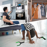 Grabber Reacher Tool - Foldable Gripper and Reaching Tool - Heavy Duty Pick Up Stick Grabbers for Seniors, Trash, Surgery Recovery Must Haves Gifts, 32” Picker Upper Grabber (Blue)