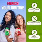 Juce Original Formula - Organic Super Fruit & Veggies Supplement - Gluten/Gelatin Free, Soy Free & Vegan- Reds & Greens Superfood Capsules- 23 Fruits & 23 Vegetables (180 Count)- By Terra Kai Organics