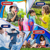 Cool Walkie Talkies for Kids Boys: 3 Pack Kids Walkie Talkies Toys Christmas Birthday Gifts for 3 4 5 6 7 8 Year Old Girls Boys Grandkids Camping Outdoor Toys Stocking Stuffers Boy Girl Gift Age 3-8