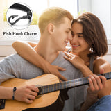 Fishing Gifts for Men Cool Black Fishing Bracelet Accessories Stuff Jewelry