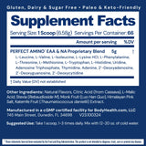 BodyHealth PerfectAmino Powder - BCAA and EAA Powder for Pre and Post Workout - Amino Acid Energy Drink to Support Lean Muscle and Recovery - NSF Certified for Sport - Mixed Berry - 66 Servings