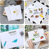 Ohuhu A2 Printable White Envelopes 500 Pack - Bulk A2 4-3/8" x 5-3/4" Self-Seal Envelopes for 4.25x5.5 Cards RSVP Christmas Cards Wedding Invitations Photo Baby Shower