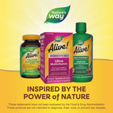 Nature’s Way Alive! Ultra Potency Multivitamin for Women 50 Plus, Complete High Potency Formula with Vitamin D3, C, E, Methylated B12, Supports, Heart, Brain, and Bone Health*, 60 Tablets