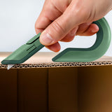 Slice Box Cutter, Heavy Duty Utility Knife, Safe Ceramic Blade Lasting 11x Longer than Metal, Sage, 1 Pack