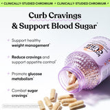 Lemme Curb Cravings, Improve Carb Metabolism, Support Weight Management w/Clinically Studied Chromium Picolinate, Bitter Melon, Ceylon Cinnamon & Greens Blend I Drug-Free (30-Day Supply)