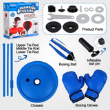 Punching Bag for Ages 3 4 5 6 7 8+ Years Old Kids, Boxing Bag Set Toy with Boxing Gloves, Height Adjustable Punching Bag, Sport Toy for Boys & Girls, Ideal Christmas Birthday Gift for Kids