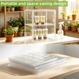 PEEKUP Mini Greenhouse Indoor with Magnetic Door, L-2tier-1pcs