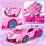Unicorn RC Car for Girls, Rainbow Glow & Drift Wing Remote Control Car