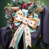 LaRibbons Nutcracker Velvet Ribbon Wired, 2.5 Inch x 10 Yards Reversible Pink and Gold Velvet Ribbon for Christmas Tree, Gift Wrapping, Wreath Bow, Outdoor Decoration