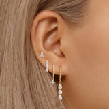 Quinby Earrings For Women Trendy,14k Gold Plated Drop Earring For Women,Hypoallergenic Gold Earrings Dangle,Prom Earring Jewelry For Gift