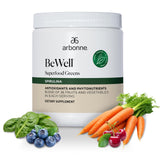 Arbonne BeWell Superfood Greens Powder - Health Supplement Powder Made from a Variety of Fruits and Vegetables, Organic Green Juice Supplement, 7.8 oz