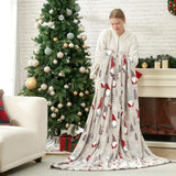 Cozy Bliss Gnome Throw Blanket Christmas Blanket Warm MilkyPlush™ Throw Blanket,Ultra Soft Cozy Blankets for Couch,Sofa and Bed(Xmas Gnome,60"x80")