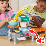Play-Doh Super Sizzlin' Kitchen Playset, Realistic Cooking Toy Sounds, 25+ Play Foods to Create, Kids Arts & Crafts 3+