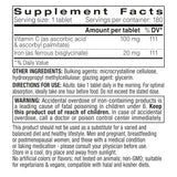 Igennus Clean Iron Bisglycinate 20mg, Vitamin C, 6 Month Supply, Gentle Chelated High Absorption Formula & Targeted Release Ferrous Bisglycinate for Women and Men, One Daily, Vegan, 180 Tablets