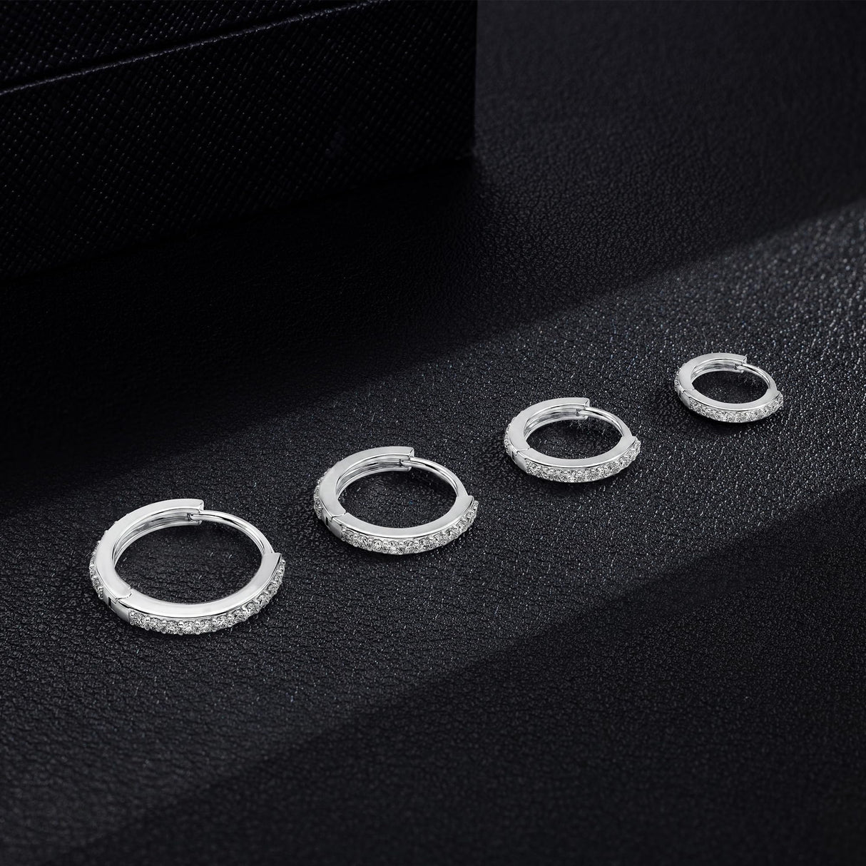Carffordo 925 Sterling Silver Hoop Earrings for Women Small Huggie Earrings