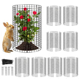 8 Pack Plant Protector from Animals, Wire Mesh Plant Cages for Garden – Sturdy Metal Plant Protectors to Keep Rabbits, Squirrels, and Animals Out – Ideal for Vegetables, Flowers, and Outdoor Plants