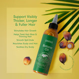 Dersie Batana Oil for Hair Growth: Dr Sebi Organic Raw Batana Oil from Honduras - 100% Pure & Natural - For Thicker & Stronger Hair - 4 FL OZ