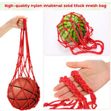 Nuenen 6 Pcs Watermelon Net Melon Hammock Melon Cradle Plant and Garden Supports Pumpkin Support Hanging Bag Protects Watermelons, Honeydew, Squash, Cantaloupes (Red)