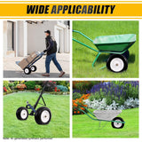 MZREXN 14.5" Flat-Free Wheelbarrow Tire and Wheel 4.00-8" Solid Tire