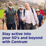 Centrum Silver Men's 50+ Multivitamin with Vitamin D3, B-Vitamins, Zinc for Memory and Cognition - 200 Tablets