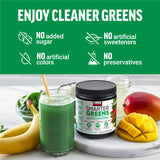 Force Factor Smarter Greens Daily Wellness Powder 2-Pack to Support Energy, Immunity & Digestion, Greens Powder, Superfood Powder with Vitamins, Minerals & Probiotics, Unflavored, 60 Servings
