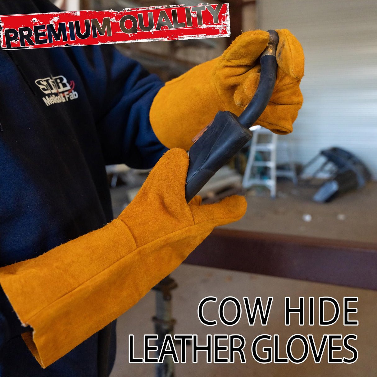 Supa Ant Welding Blanket Fireproof (Pack of 2) - Heavy Duty Weld Fire Blanket Tools - Welders Cover for Men Curtain - 6x8in with Gloves - Large Welding Gear for Welder Accessories/Emergency Supplies