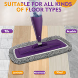 Microfiber Spray Mop for Floor Cleaning with Washable Pads,Dry Wet Use