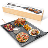 ZIHUOFAN Food Warming Mat - Portable Party Buffet Electric Warming Tray, Foldable Food Warmer, Timed Off, Temperature Adjustable, Suitable for Daily, Outdoor, Party