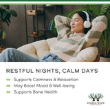 Magnesium Glycinate 400mg, 180 Capsules (Vegan Safe, Third Party Tested, Gluten Free, Non-GMO) High Absorption Magnesium by Double Wood Supplements