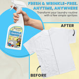 Grandma's Secret Wrinkle Remover Spray - Easily Removes Wrinkles & Odors - Wrinkle Release, Fabric Refresher Spray, Chlorine, Bleach and Toxin-Free - 16 Fl Oz (Pack of 2)